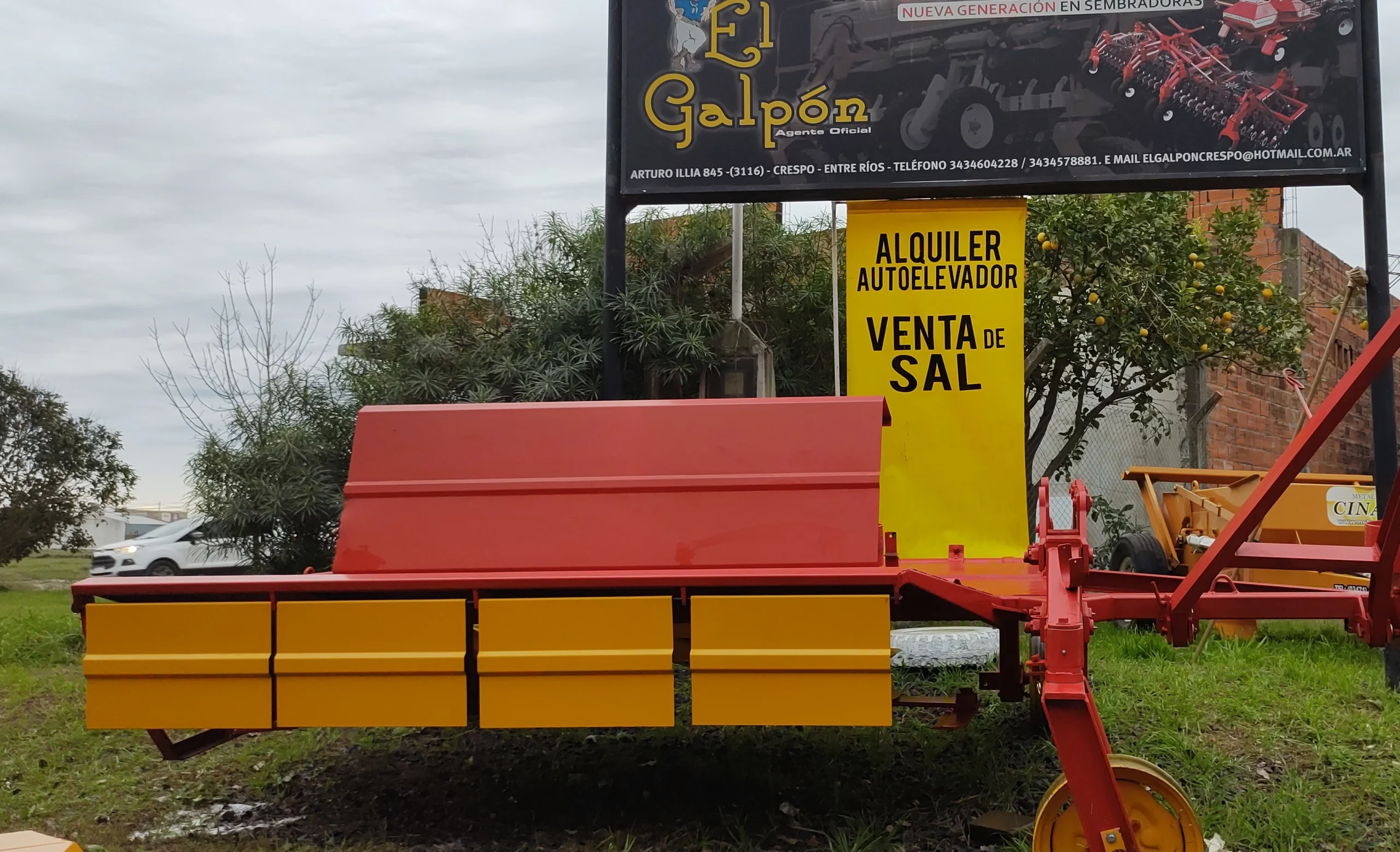 Desmalizador e hileradora DA-GA - El Galpón