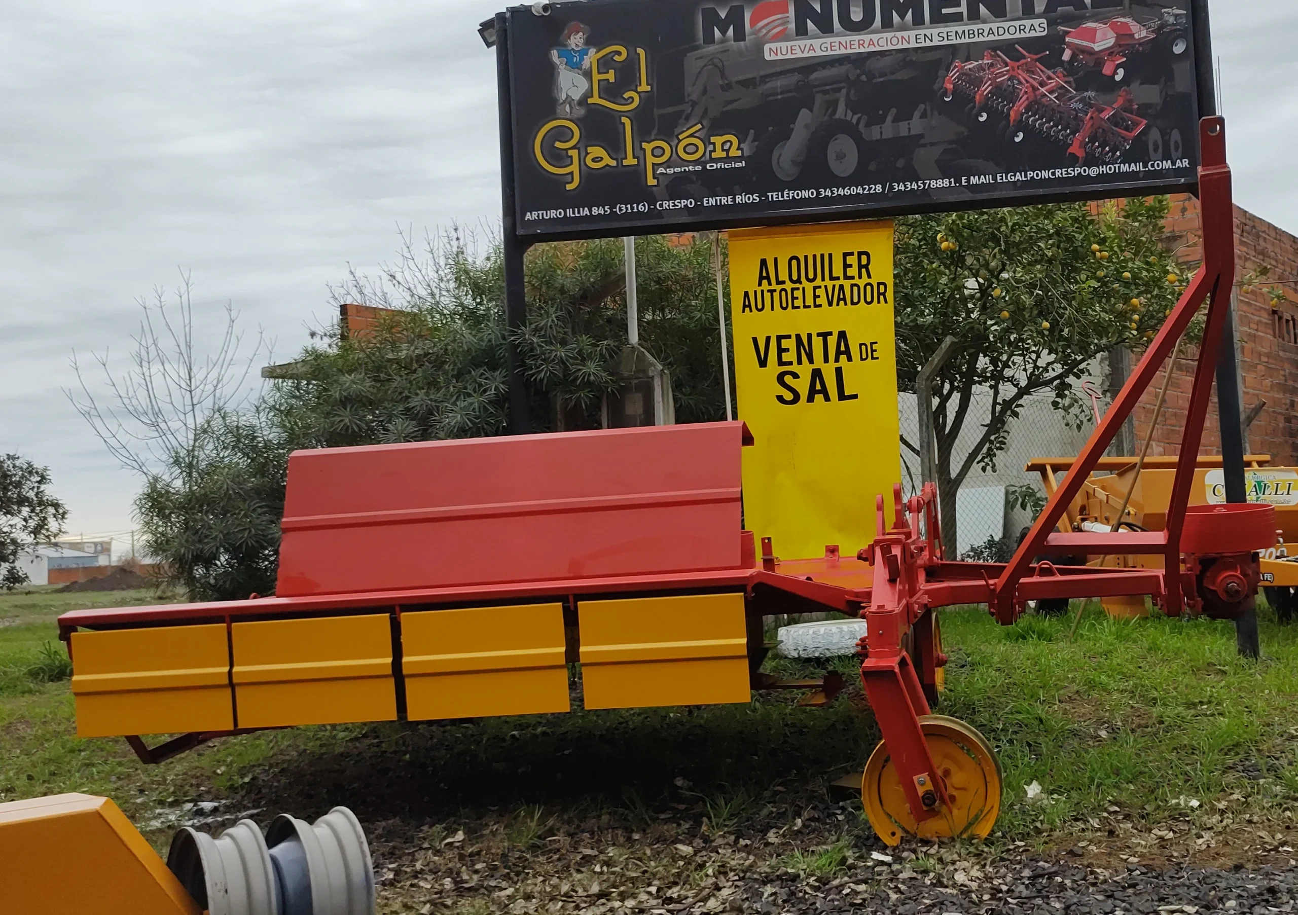 Desmalizador e hileradora DA-GA - El Galpón