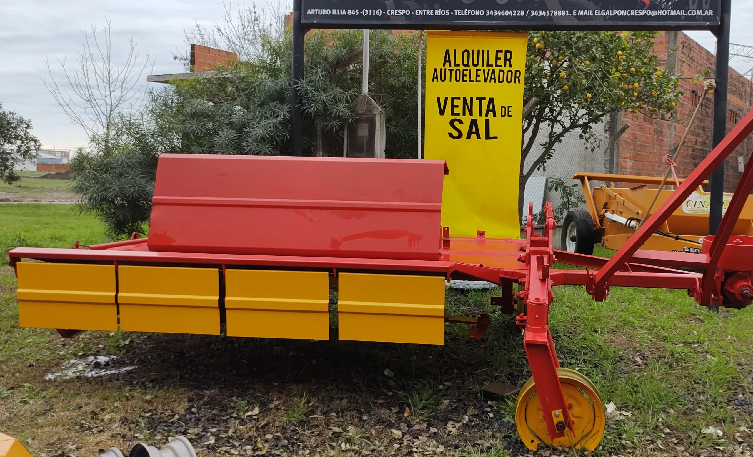 Desmalizador e hileradora DA-GA - El Galpón