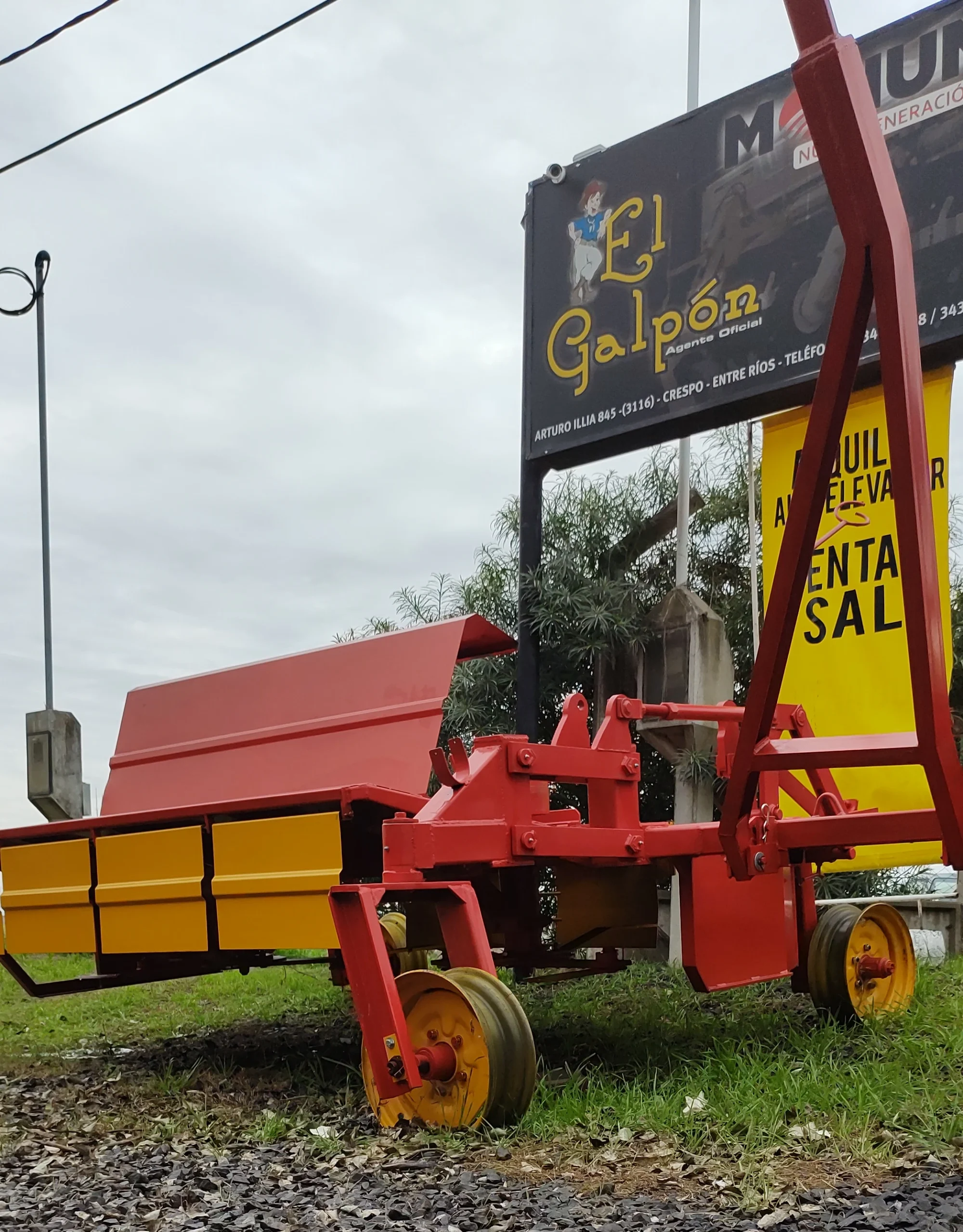 Desmalizador e hileradora DA-GA - El Galpón